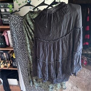 3 pack full length cottagecore preppy skirts